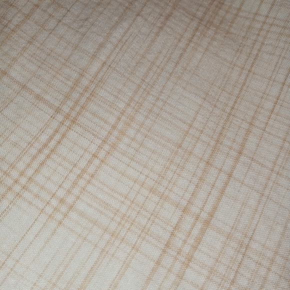 Shell/tank Sherry Taylor Collections, Medium, cream with dark Mustard plaid - Picture 2 of 7